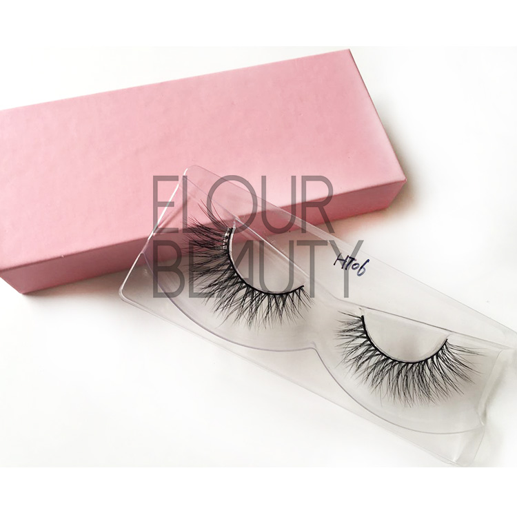 Private label makeup 3d mink kiss lashes China EJ26